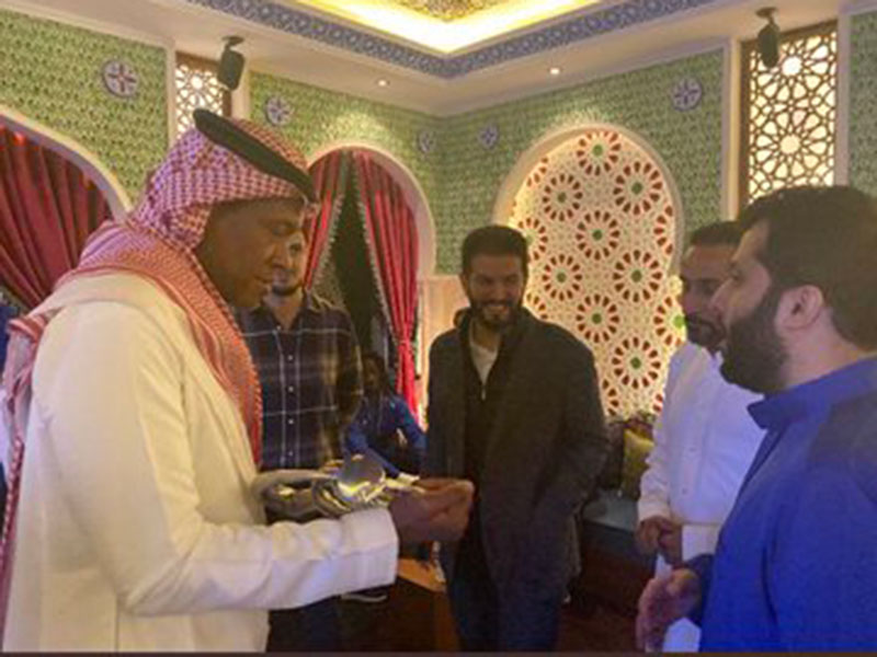 بعد تحقيقهم اللقب القاري  تركي آل شيخ يستضيف لاعبي الهلال